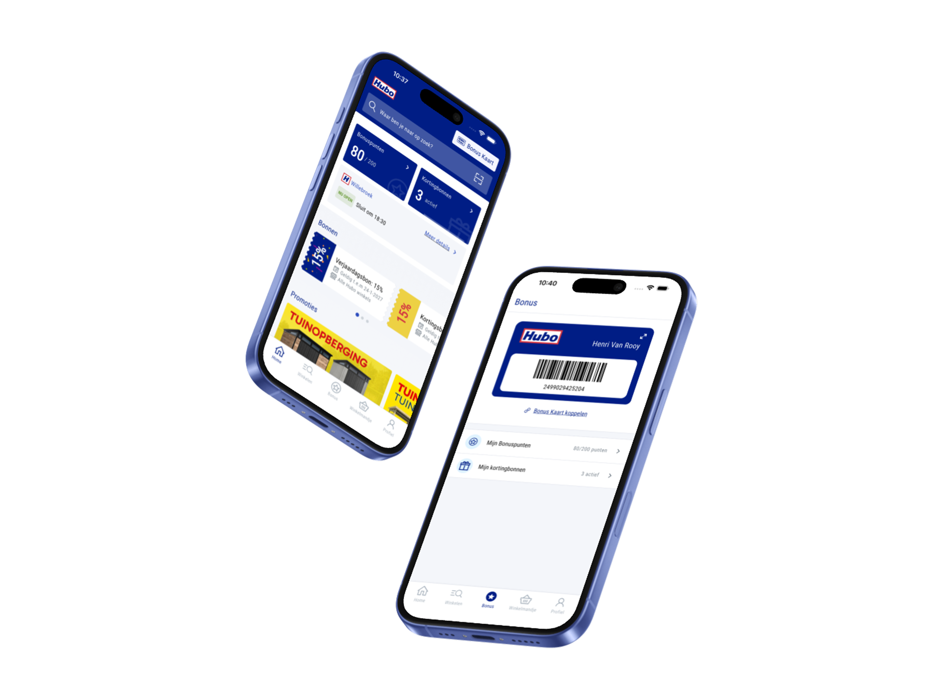 Hubo app on multiple devices
