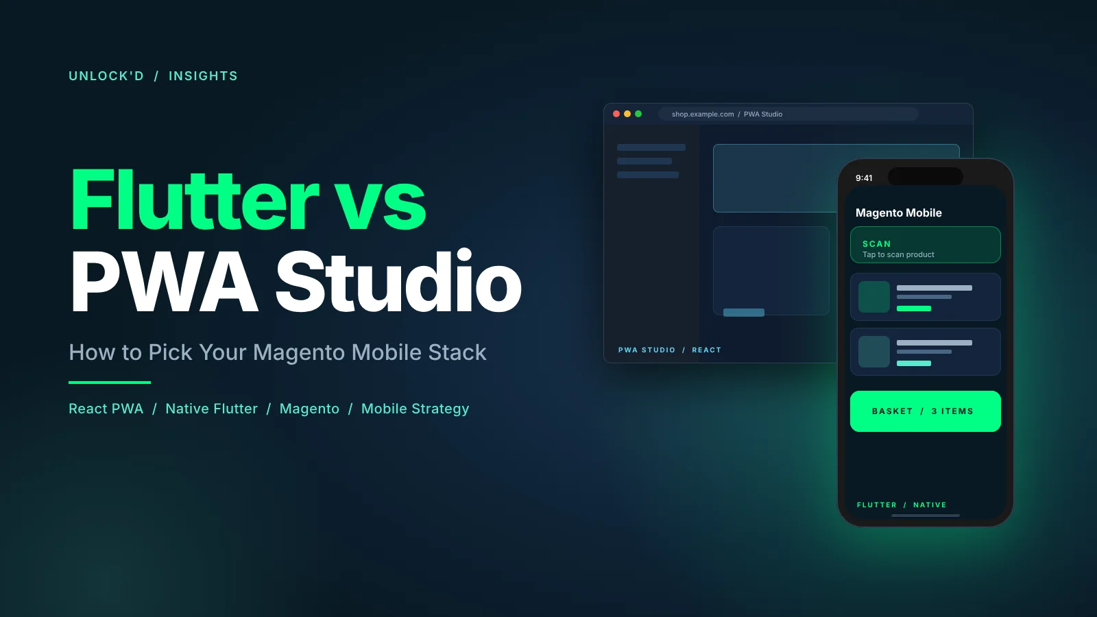 Magento PWA Studio vs Flutter